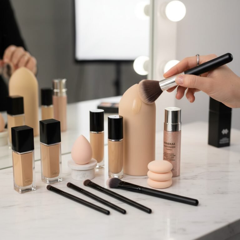 How to Apply Liquid Foundation Perfectly Using 4 Expert Tools