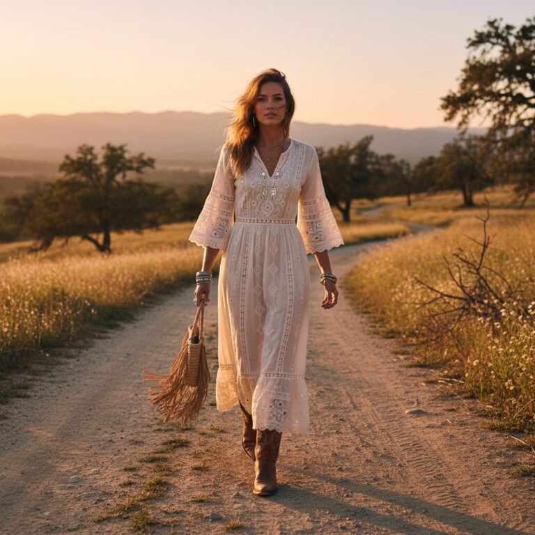 Dresses to Wear with Cowboy Boots 22 Stylish Outfit Ideas