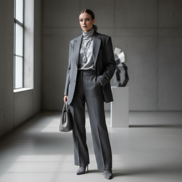15 Grey Pants Outfit Ideas